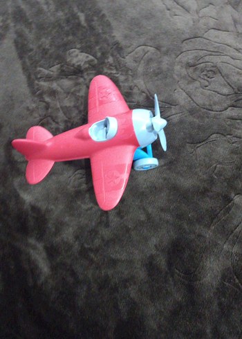 Pembe ve Mavi Renkli Oyuncak Uçak - Görsel 6