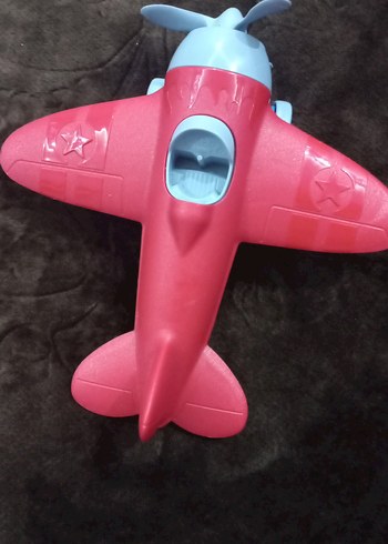 Pembe ve Mavi Renkli Oyuncak Uçak - Görsel 8