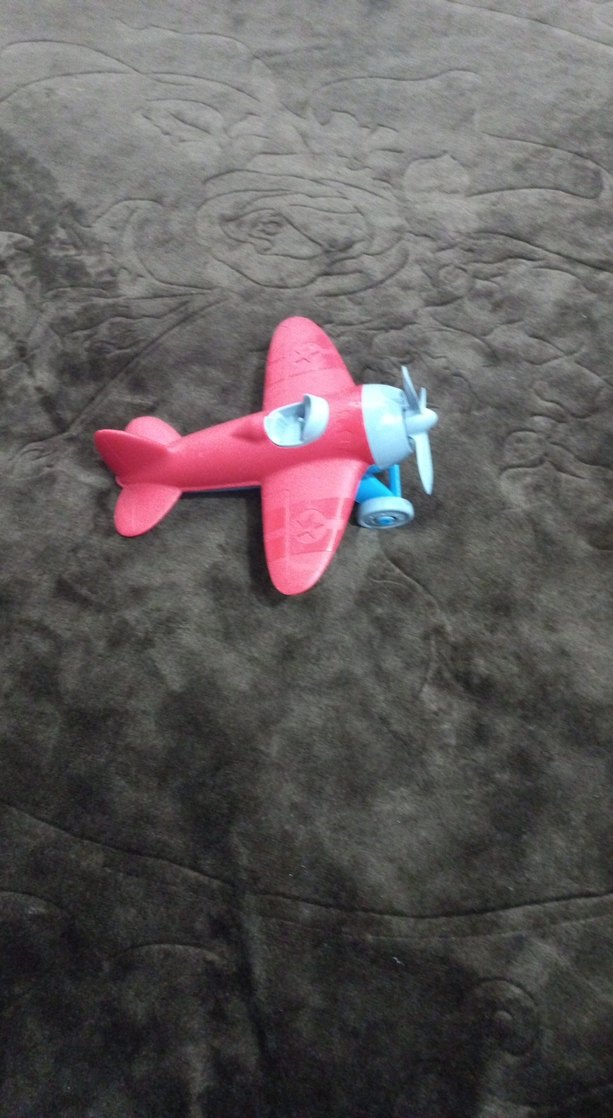 Pembe ve Mavi Renkli Oyuncak Uçak - Görsel 3