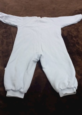 Mavi Bebek Fermuarlı Tulum, Uzun Kollu - Görsel 6