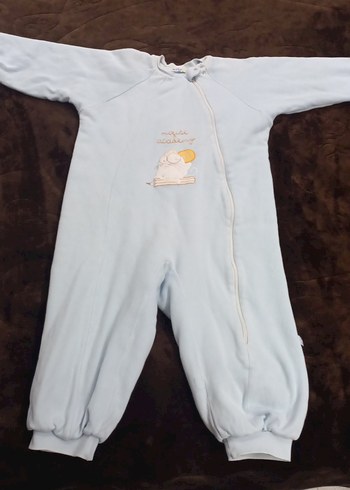 Mavi Bebek Fermuarlı Tulum, Uzun Kollu - Görsel 13