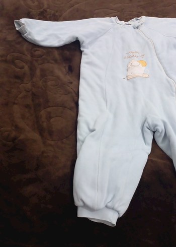 Mavi Bebek Fermuarlı Tulum, Uzun Kollu - Görsel 5