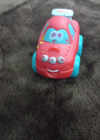 Renkli Kırmızı Oyuncak Araba - Görsel 6