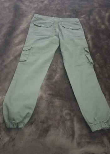 Gri Kamuflaj Kadın Kargo Pantolon - Görsel 6