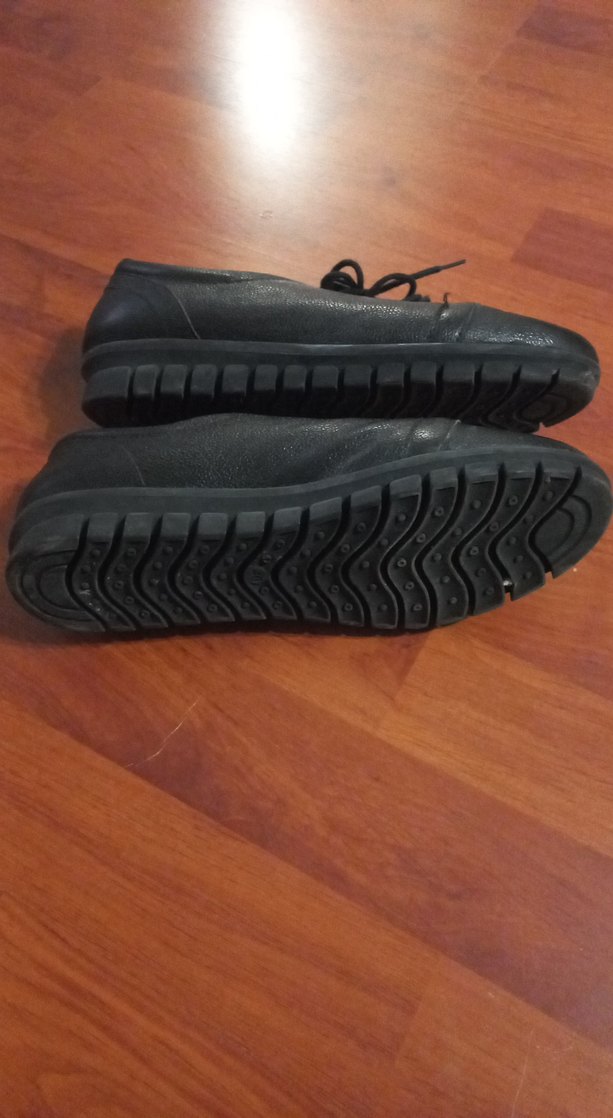 Siyah Kadın Blok Topuklu Oxford Ayakkabı - Görsel 5