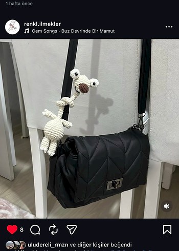 Uzun Boyunlu sid Amigurumi - Görsel 2