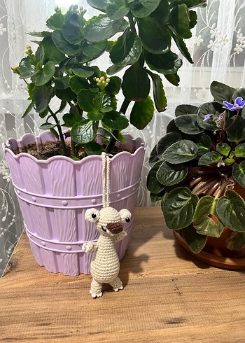 El Örgüsü Sevimli buz devri sid karakteri amigurumi - Görsel 2