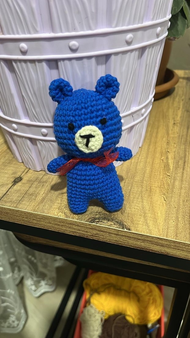 Mavi Ayıcık amigurumi - Görsel 3