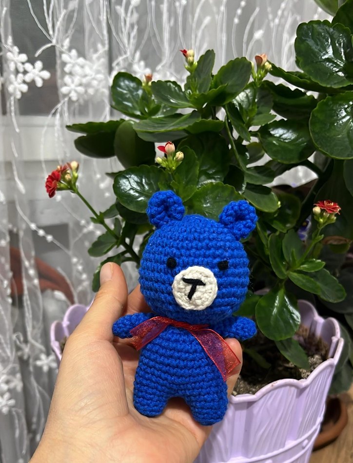 Mavi Ayıcık amigurumi - Görsel 2