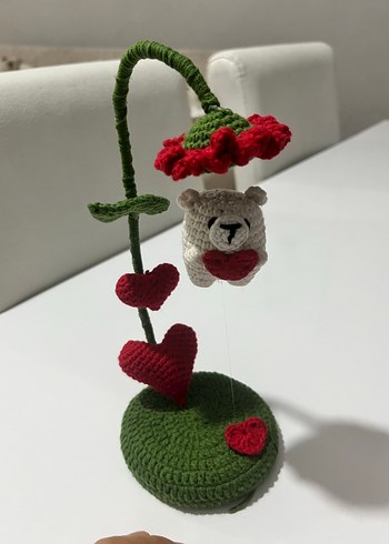 Ayıcıklı masa süsü - Görsel 3