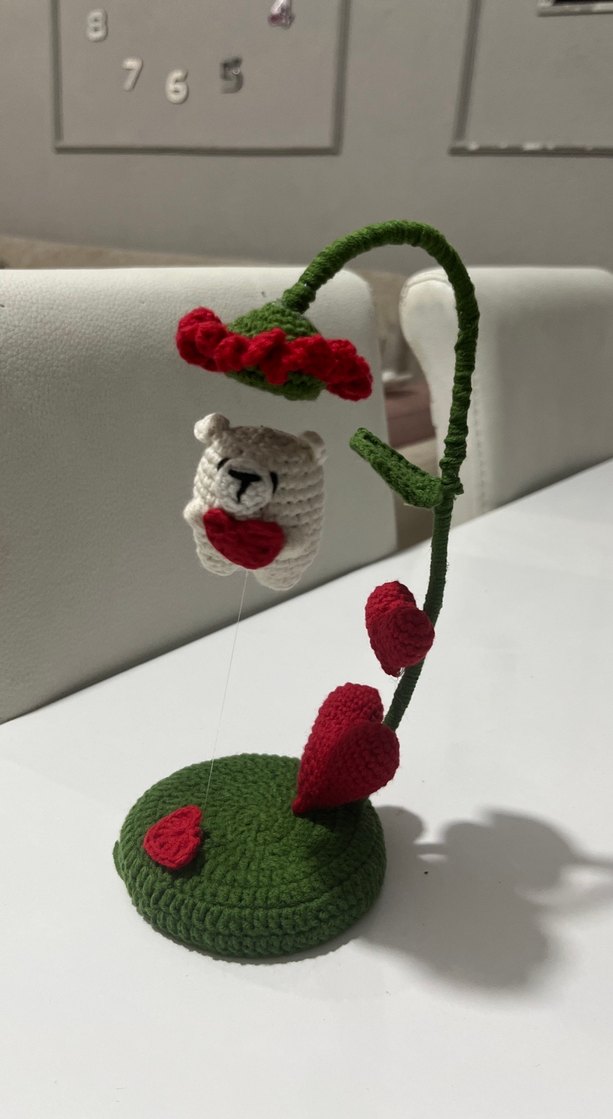 Ayıcıklı masa süsü - Görsel 5