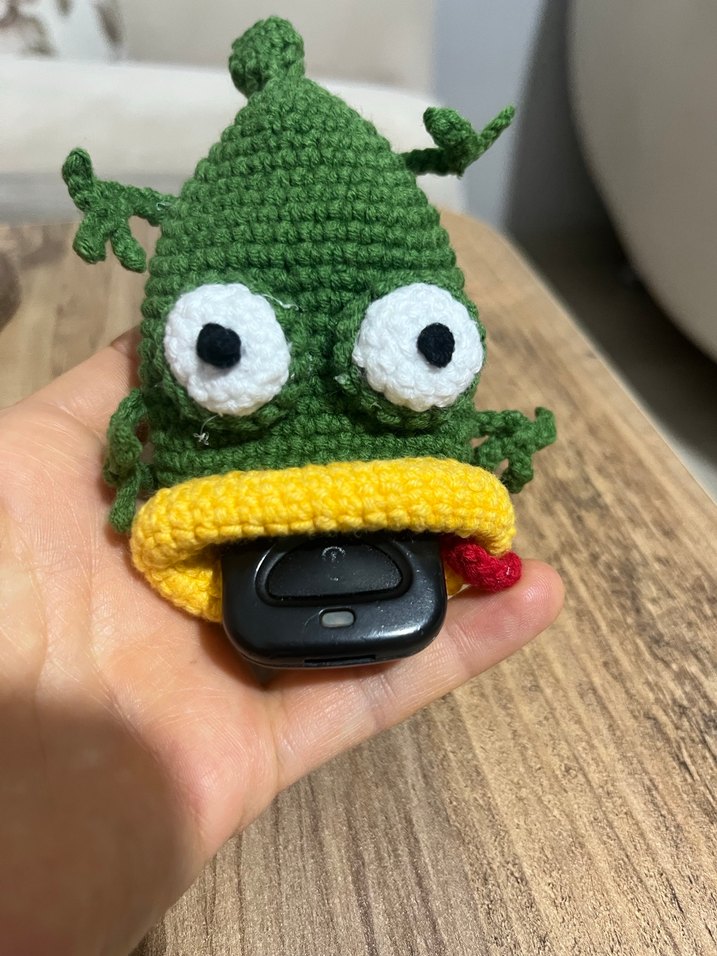 Kurbağa anahtar kılıfı - Görsel 4