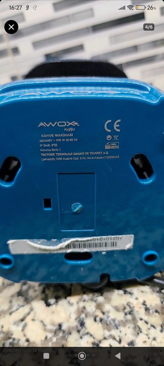 Mavi Awox Kafija Türk Kahve Makinesi - Görsel 4