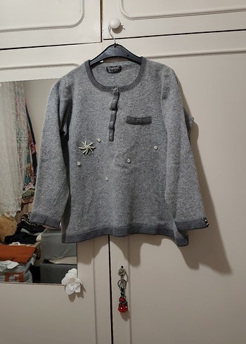 DESENTRİKO SAF YENİ YÜN KAZAK - Görsel 2