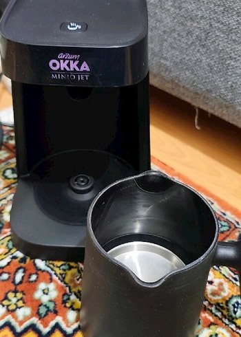 Okka Miniojet Siyah Kahve Makinesi - Görsel 3