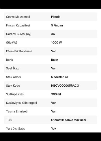 Okka Miniojet Siyah Kahve Makinesi - Görsel 9