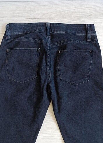 Diğer Lycra'lı ince kumaş düşük bel pantolon