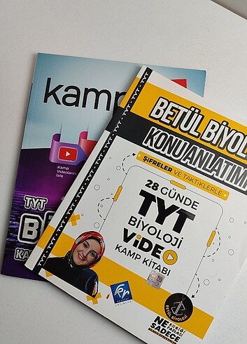 Betül Biyoloji Tyt kitapları (eski ve yeni)