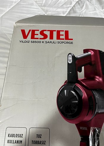  Beden Renk Vestel Kırmızı Kablosuz Dikey Elektrikli Süpürge