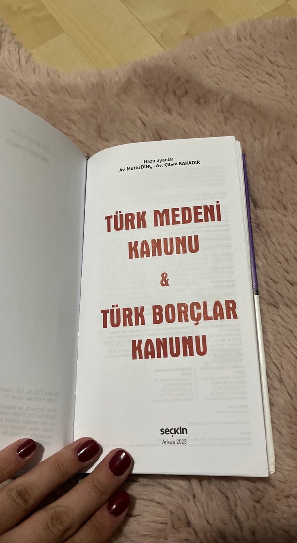 Türk Medeni Kanunu ve Türk Borçlar Kanunu 2023 - Görsel 2