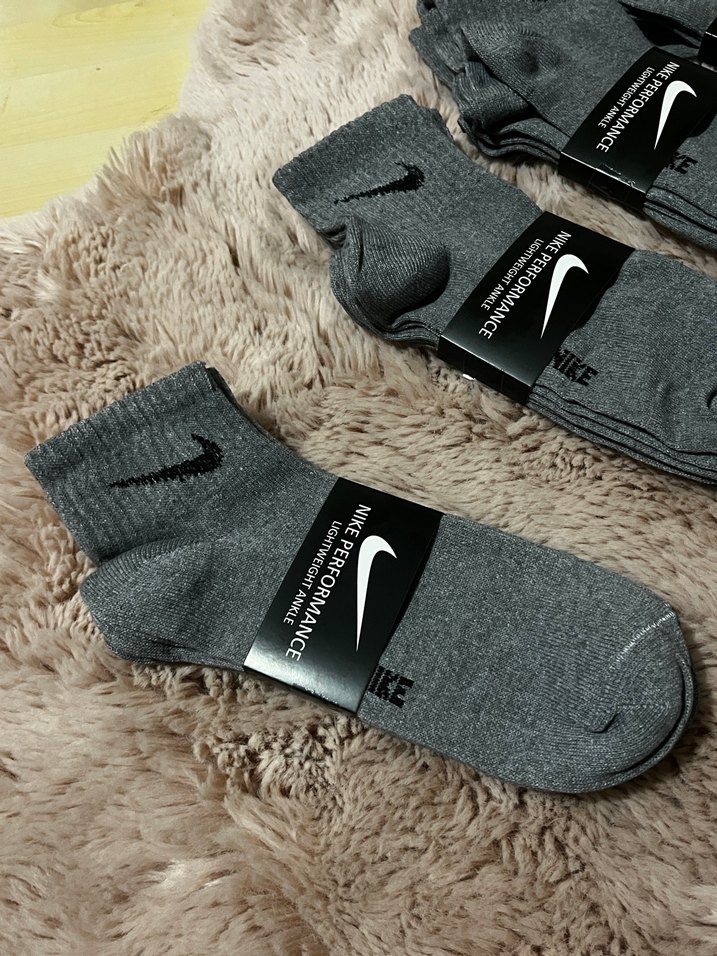 Unisex Gri Nike Çorap - Görsel 2