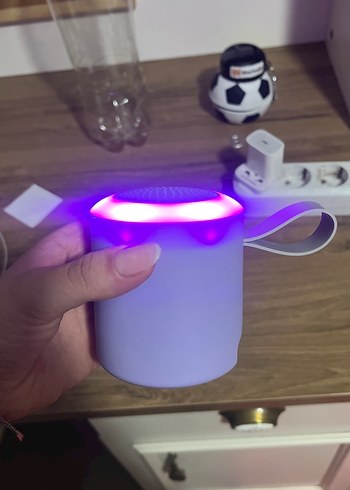 Renkli Işıklı Bluetooth Hoparlör - Görsel 6