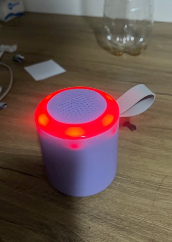 Renkli Işıklı Bluetooth Hoparlör - Görsel 4