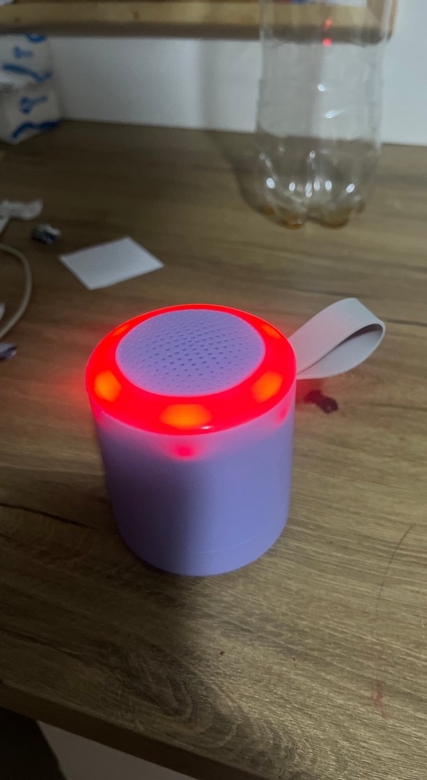 Renkli Işıklı Bluetooth Hoparlör - Görsel 4