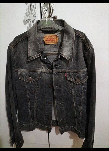 xs Beden gri Renk Orijinal Levi's kot ceket -S