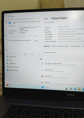 Huawei Matebook D14 Dizüstü Bilgisayar - Görsel 6