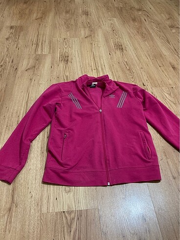 xl Beden pembe adidas eşofman üstü