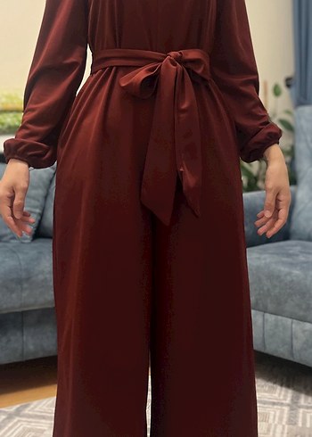 Kadın kiremit renk seyyar Kuşaklı Uzun Tulum - Görsel 2