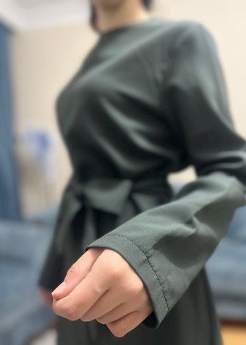 Seyyar Kemerli Uzun Kollu Kadın Takım - Görsel 8