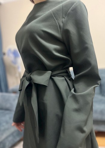 Seyyar Kemerli Uzun Kollu Kadın Takım - Görsel 9