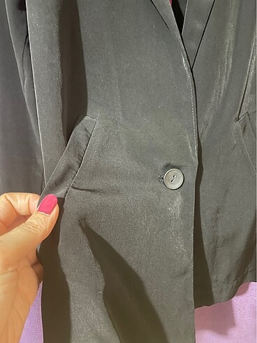 s Beden siyah Renk Bershka Yazlık Ceket siyah