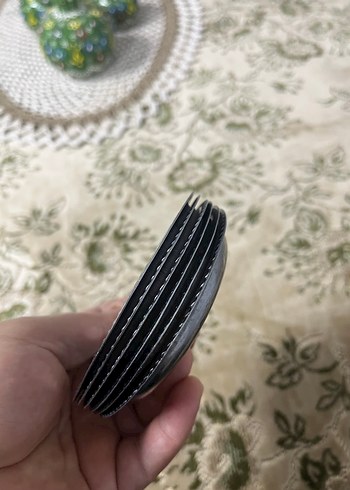 Diğer Vintage Parlak Beyaz Tabak 6 adet