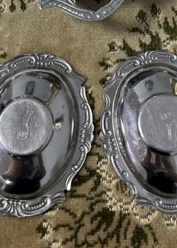 Vintage 5 adet çay tabağı damğalı dır - Görsel 2