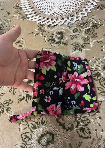 Pazen kumaştan yapılmış tencere tutacağı - Görsel 7