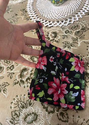 Pazen kumaştan yapılmış tencere tutacağı - Görsel 2