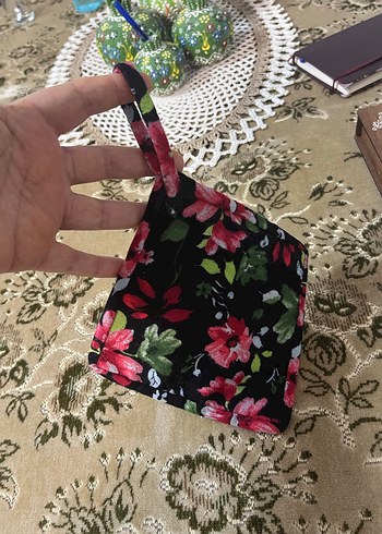 Pazen kumaştan yapılmış tencere tutacağı - Görsel 8