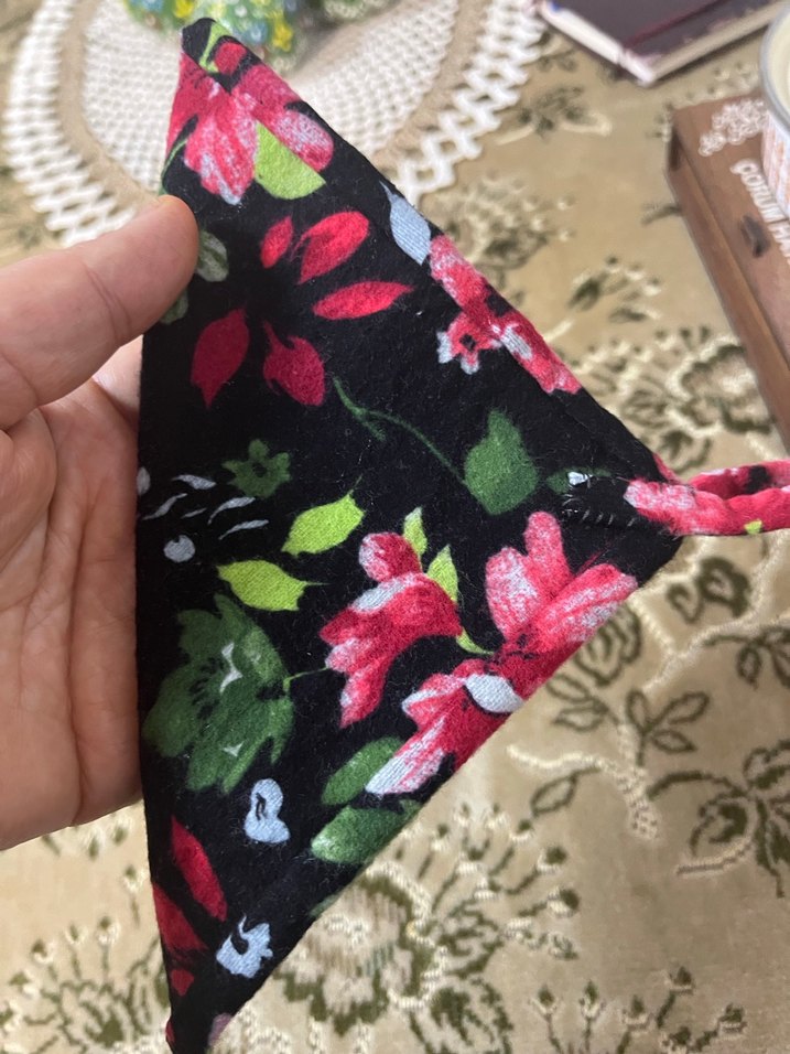 Pazen kumaştan yapılmış tencere tutacağı - Görsel 5