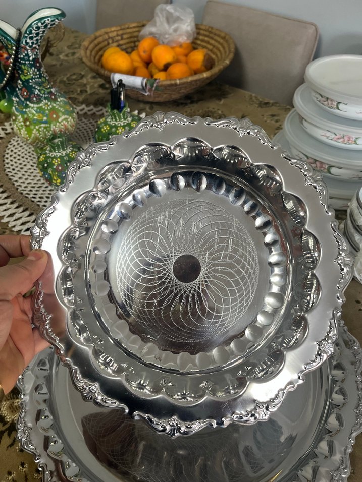 Ar yıldız tepsi tabak - Görsel 2