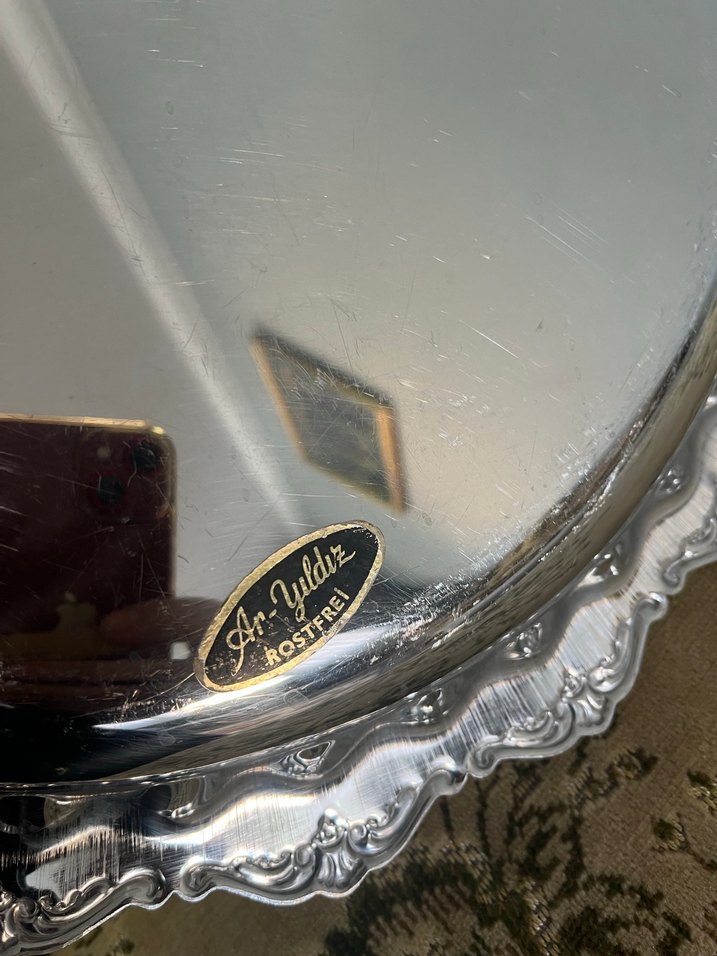 Ar yıldız tepsi tabak - Görsel 5