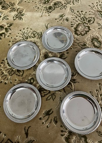 Sıfır şekerlik ve 6 adet çay tabağı - Görsel 7