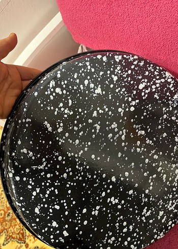 Beyaz Emaye Tabak Seti - Görsel 11