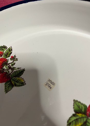 Beyaz Emaye Tabak Seti - Görsel 5