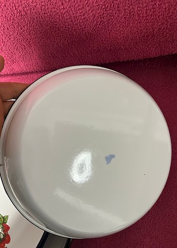 Beyaz Emaye Tabak Seti - Görsel 9