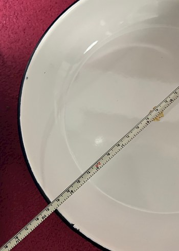 Beyaz Emaye Tabak Seti - Görsel 8