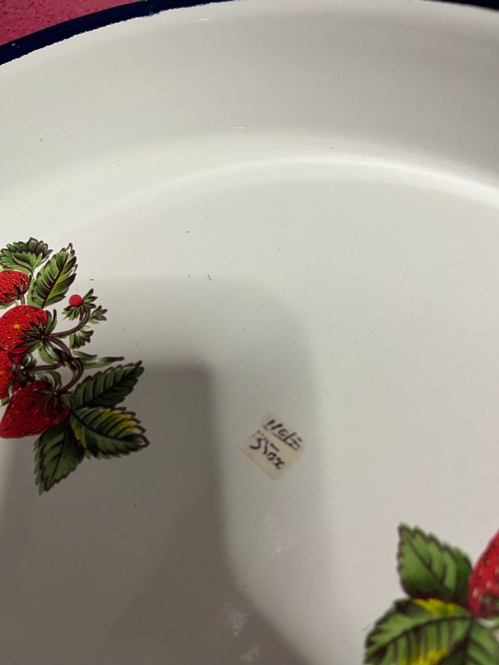 Beyaz Emaye Tabak Seti - Görsel 5