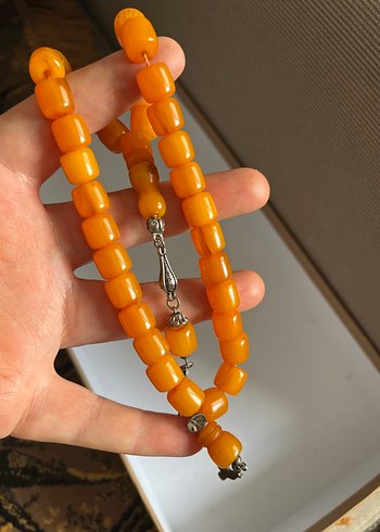 Parlak Turuncu Bohem Erkek Tesbih - Görsel 4